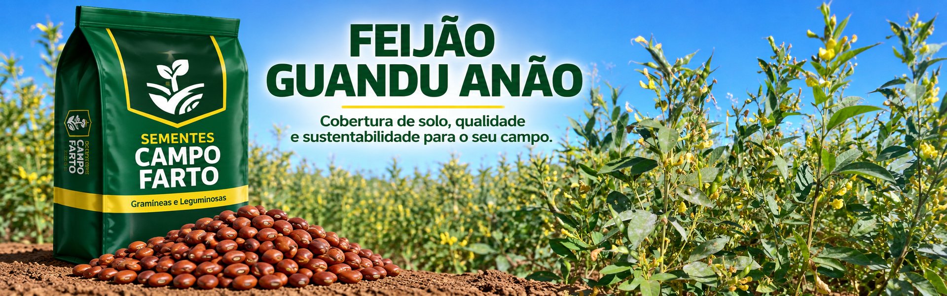 Feijão Guandu Anão