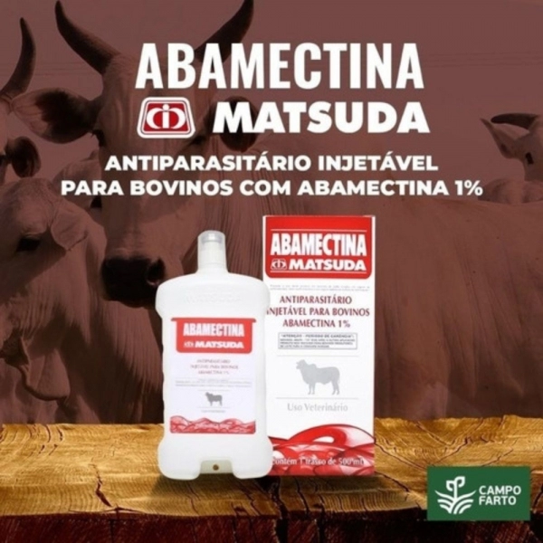 Vermífugo Para Bovinos Abamectina Matsuda 500ml