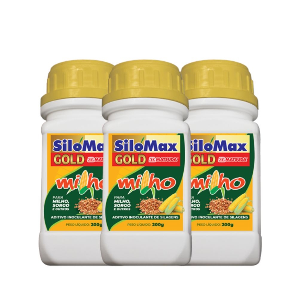 Kit C/3 Inoculante Para Silagem De Milho Matsuda Gold- 200g